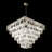 Trevorton 13 - Light Crystal Dimmable Square / Rectangle Chandelier-1105547617