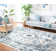 Tapis gris/ivoire