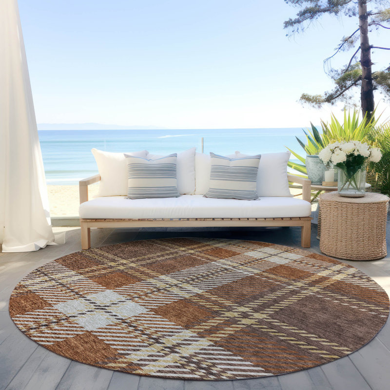  Maliana Area Rug, Round 8'