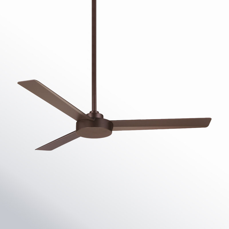 52" Roto 3 - Blade Propeller Ceiling Fan with Wall Control, Oil Rubbed Bronze