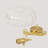 1-Light Clear Glass Adjustable Pendant Light
