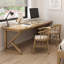 Bureaux rectangulaires en bois massif Burlywood-107241255