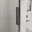 Porte de douche coulissante en verre trempé de 6 mm de conception moderne