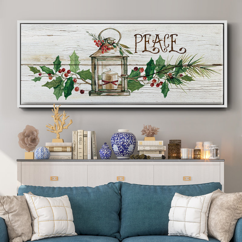 Rustic Peace - toile encadrée, H 24 po x l 60 po