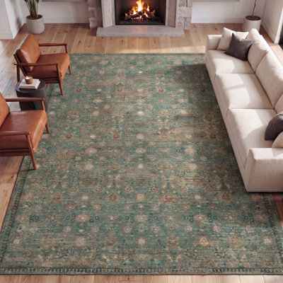 Tapis lavable à la machine Petunia