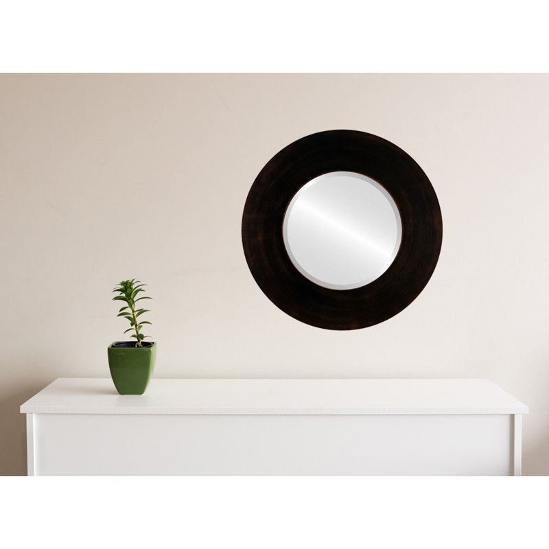 Miroir Rubinstein, H 21 po x l 21 po, Noir mat