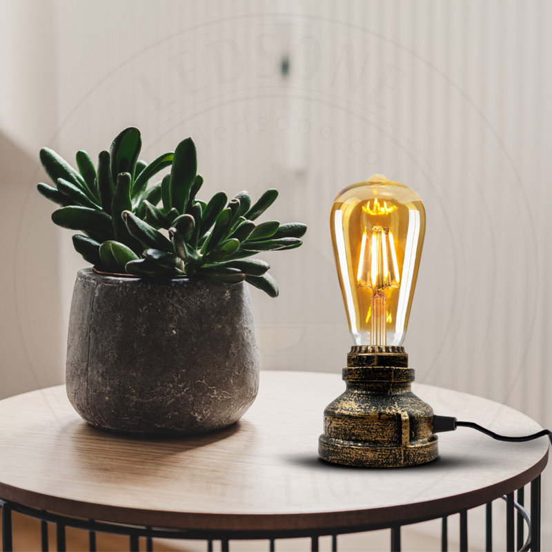 Kaylum Metal Novelty Lamp, Brushed Copper