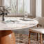 Danner Sintered Stone Top Round Pedestal Farmhouse Kitchen Dining Table-90160871-90160868