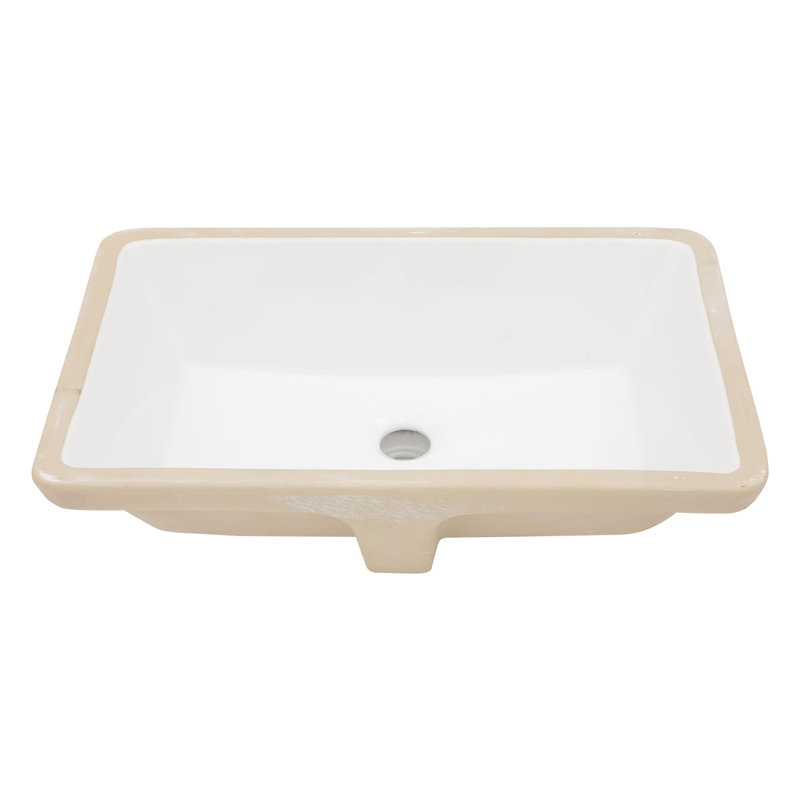 Undermount Rectangular Ceramic Sink