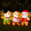 Ensemble gonflable main dans la main 3 pièces Gingerbread Man