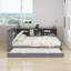 Lit plateforme avec rangement-109701289