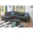 Cup - Holder Console - Featured Corner Sofa In Charcoal - Dark Gray