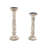 14.96'' H Wood Tabletop Candlestick
