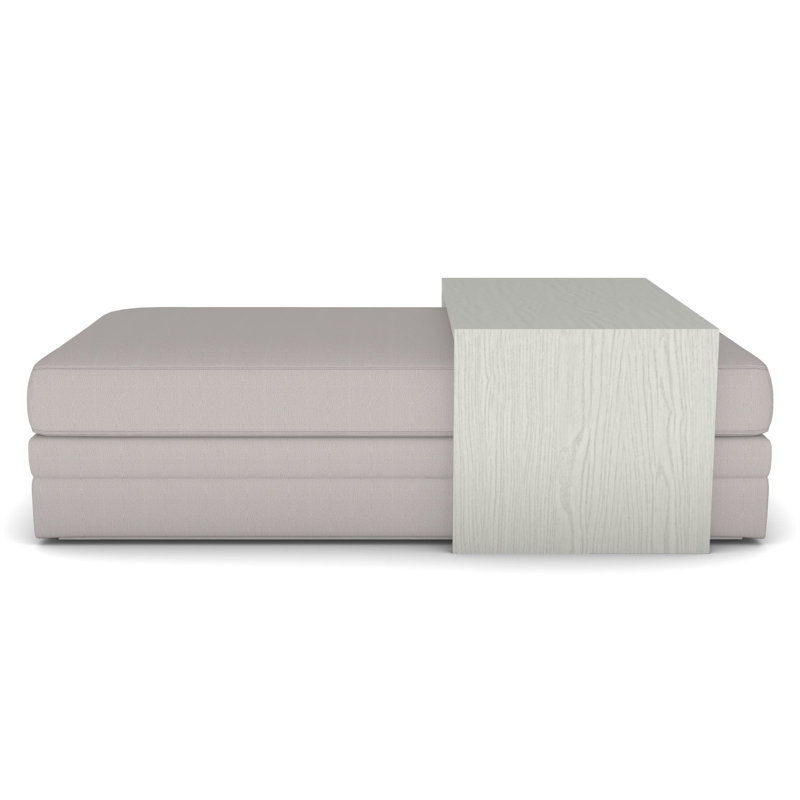 Boyden By Thom Ficilia Ottoman, Navada Granite, Casa Blanca