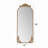 58"X24" Arched Full Body Mirror With Vintage Ornate Carved Applique On Top And Bottom, Hanging Wall Mounted Mirror, For Living Room Bedroom Retro Home Decor Mirror-1408810390