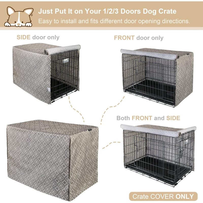 Housse pour cage en polyester Elzena, Mauve rétro, H 33 po x l 30 po x P 48 po