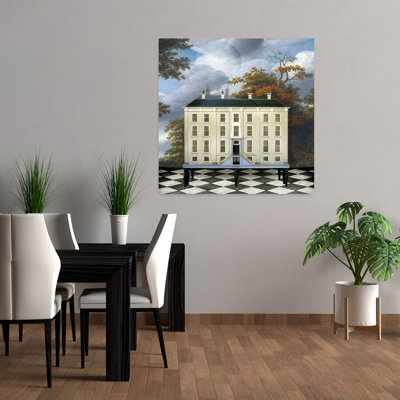 «The Dollhouse», art mural abstrait contemporain