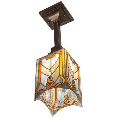 Luminaire suspendu rectangulaire 1 lumière