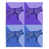Bleu / Mauve sélectionné