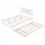 Lit plateforme double avec lit gigogne réglable-1953229249