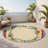 Spirited Spin Indoor And Outdoor Area Rug-779417064