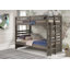 Lit superposé simple en bois massif Huseman par Lark Manor ™