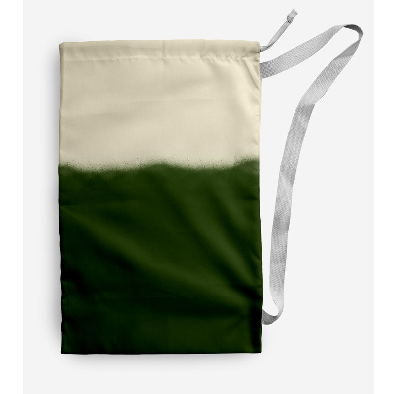 Sac à linge Dip -Dye, Petit (H 29 po x l 18 po), Vert foncé