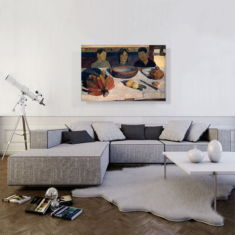 «The Meal Bananas 1891», reproduction, H 26 po x l 40 po x 1,5 po