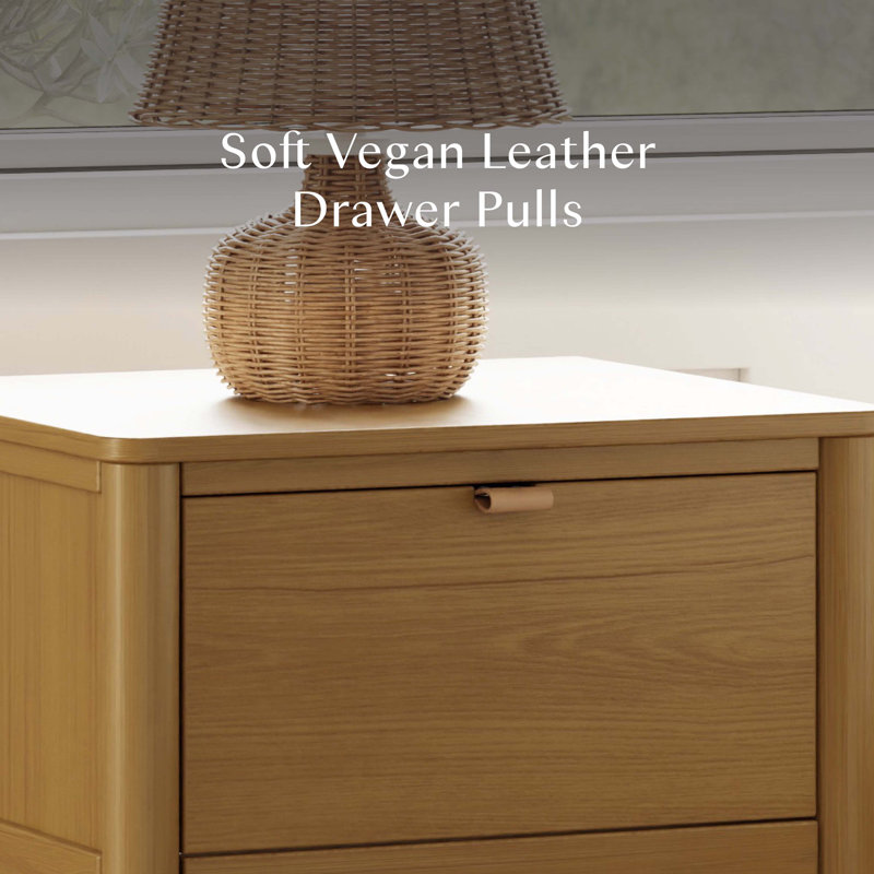 Bondi Assembled Nightstand, Honey