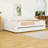 Upholstered Full XL Daybed with Trundle and LED Strip, Tufted Design-323976795