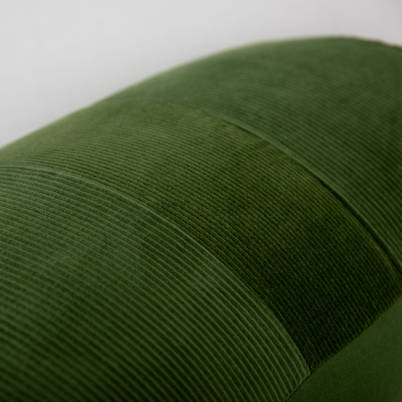  Cotton Velvet Throw Pillow, Green
