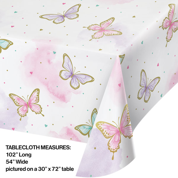 Pastel Celebrations Paper Tablecloth, 3 Count