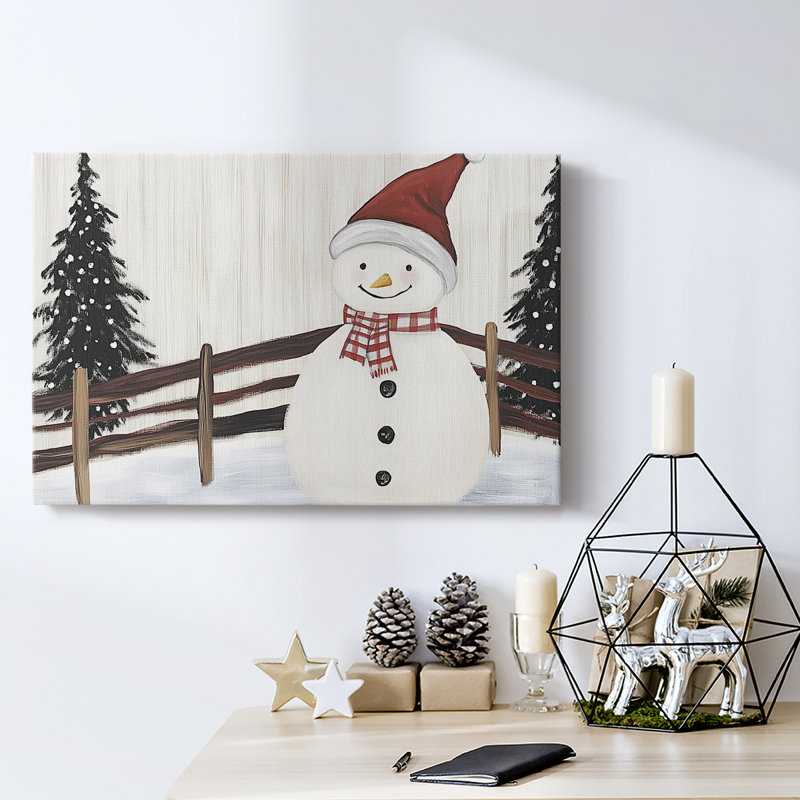 Christmas Holiday Arts - Toile tendue avec châssis, H 12 po x l 18 po