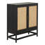 Royette 42" Wide Server in Beige/Black