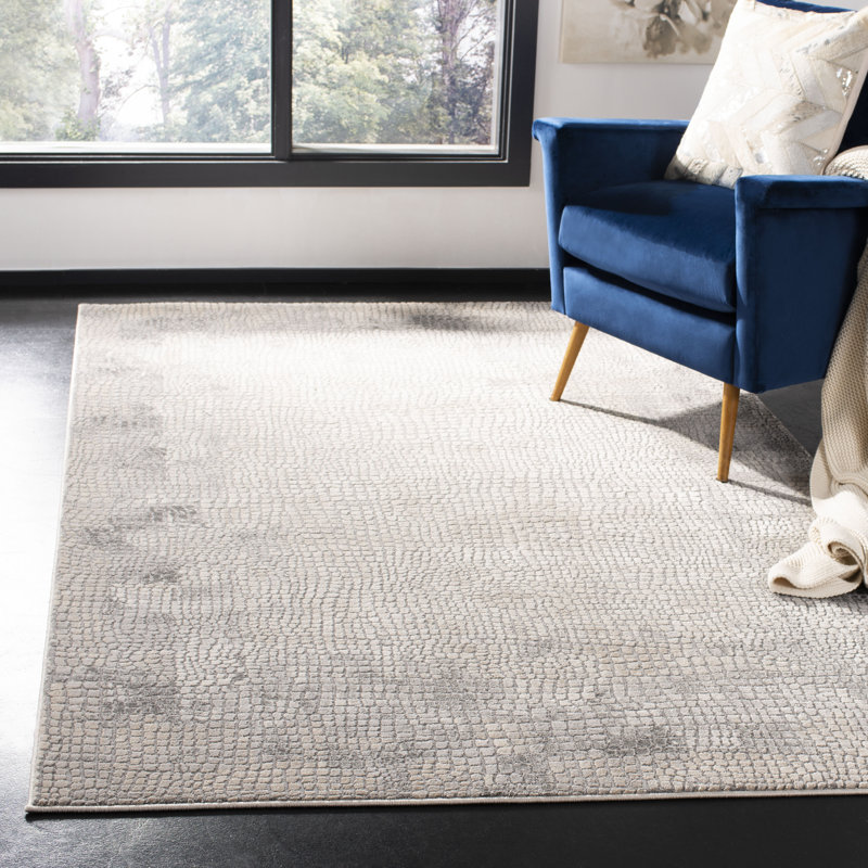 Edvin Performance Abstract Rug, Rectangle 6'7" x 9'