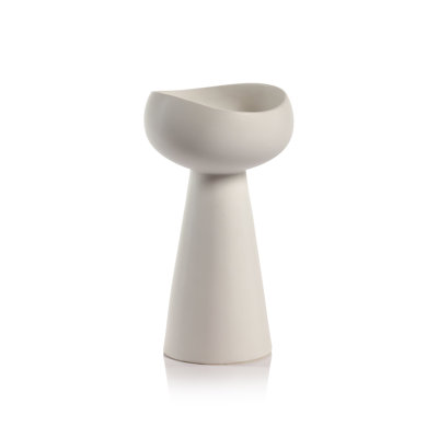10'' H Concrete / Cement Tabletop Candlestick