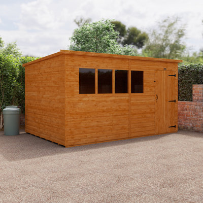12x8w Tiger Shiplap Pent