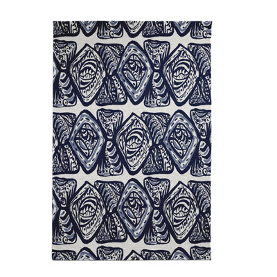 Safari Chenille Geometric Indoor Rug