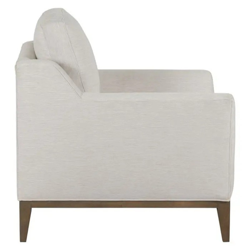 Hendrix 32'' W Lounge Chair, Linen (3156 72), Walnut