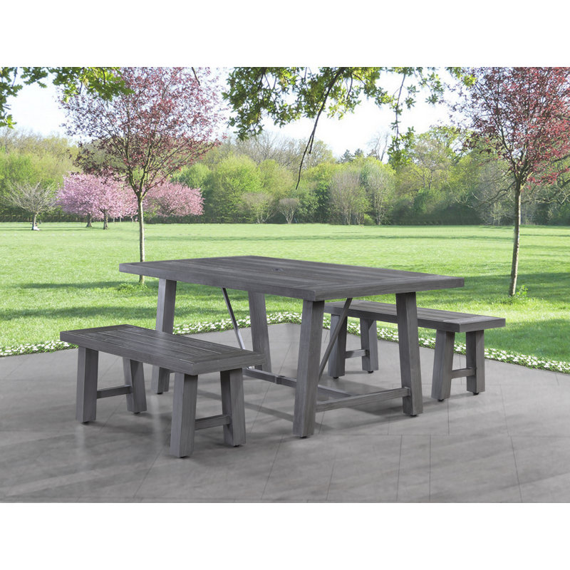 3 pièces Ensemble de patio extérieur