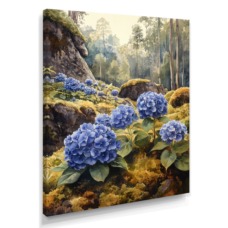 Francine - impressions sur toile florales, Toile tendue, Ne s’applique pas, H 32 po x l 24 po
