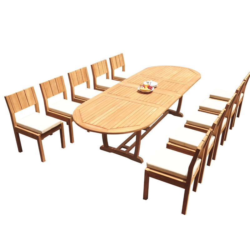 Ensemble de salle à manger Jamar, 10, H 30,5 po x l 40 po x L 118 po