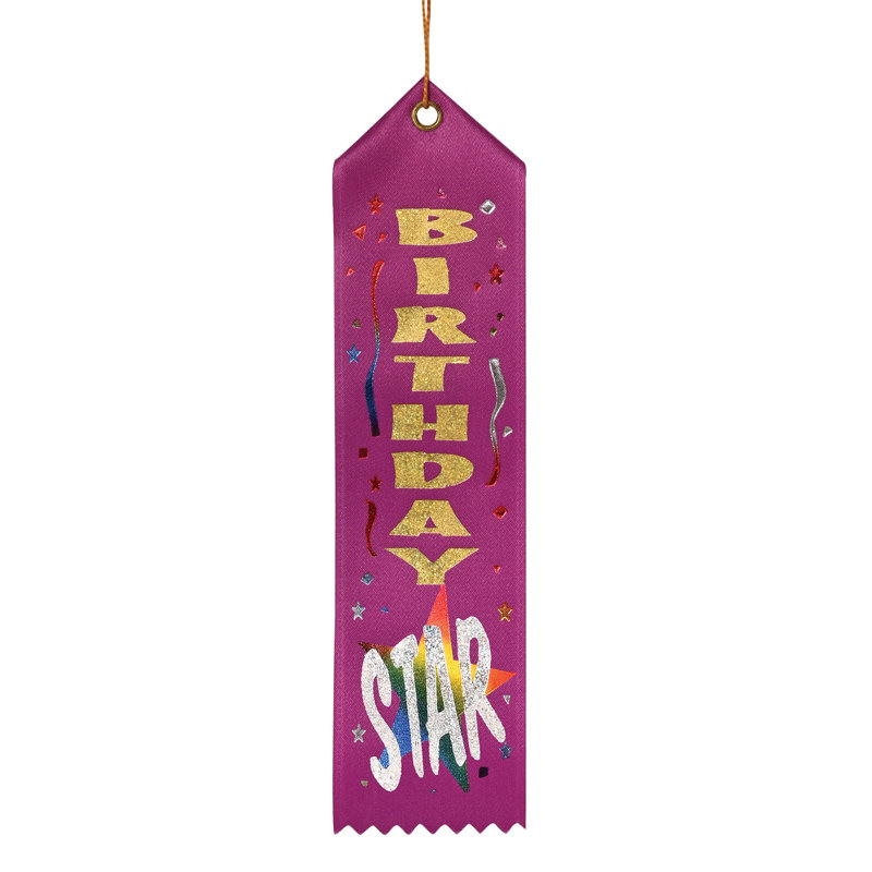 Ruban «Birthday Star Award»