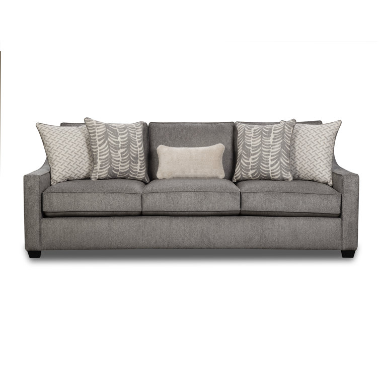 Cherisse 96" Tuxedo Arm Sofa with Reversible Cushions