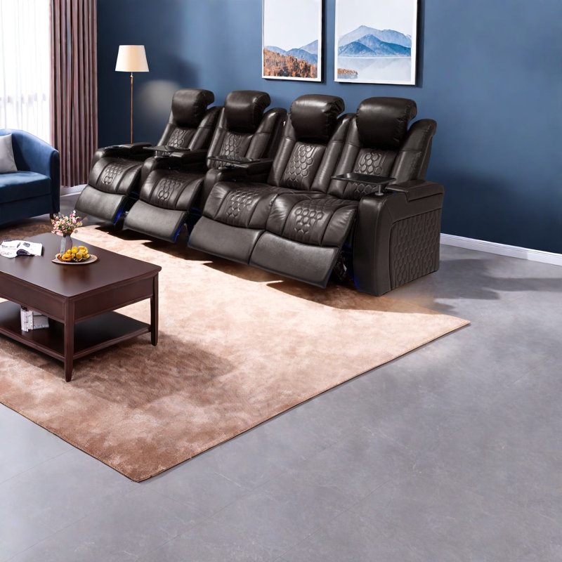 Ergonomic Recliners With Premium Leather, Modern Design For Home Relaxation
