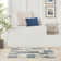 Borisas Geometric Machine Washable Polyester Area Rug in Blue/Ivory