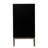 Rohoman 58'' W Black/Champagne Electric Fireplace with 4700 BTU