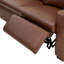 Canapé modulaire inclinable en cuir 132 po Hudson-575954761