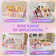 4 Tier Iridescent Display Risers Stand, Plastic Risers For Display, Plastic Perfume Organizer, Display For Figures, Cupcake, Dessert, Desktop Stand For Organization And Decor, 2 Pack, 9.5 Inch