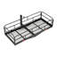 Porte-bagages d'attelage pliable 500 lb avec filet